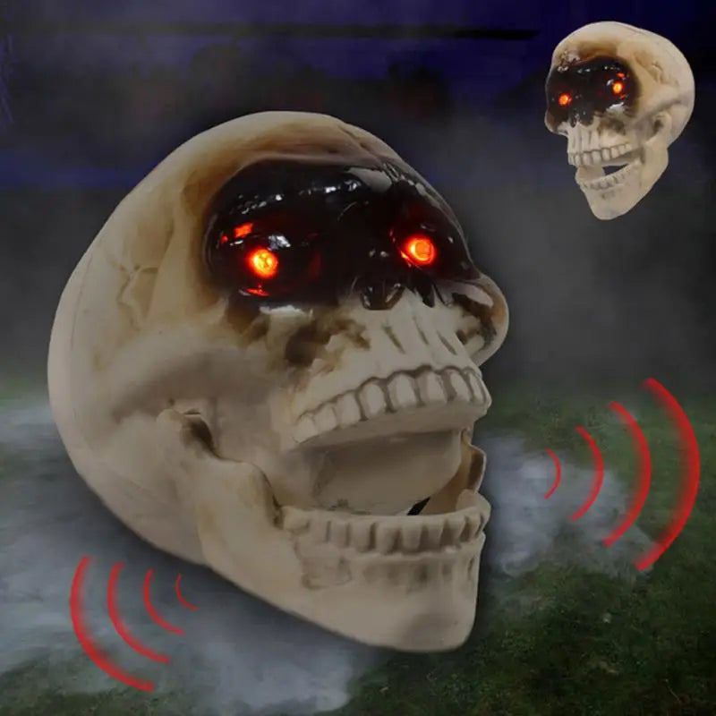 Animated Halloween Skull Decoration — product image 4