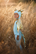 Sky Blue Dragon Pajama Costume