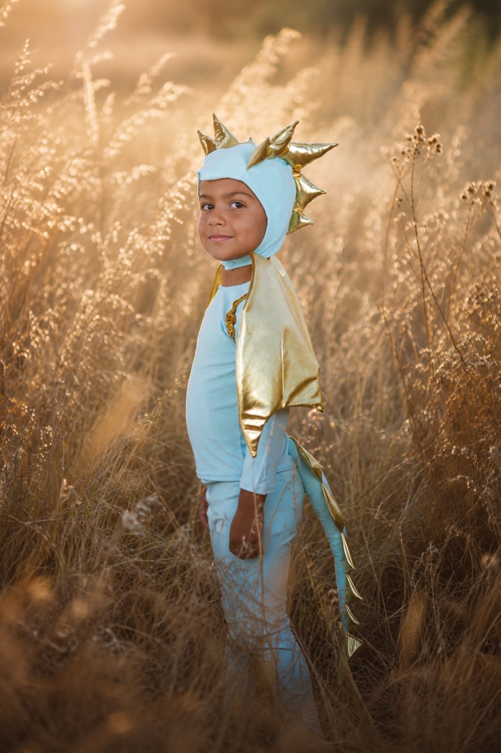 Sky Blue Dragon Pajama Costume