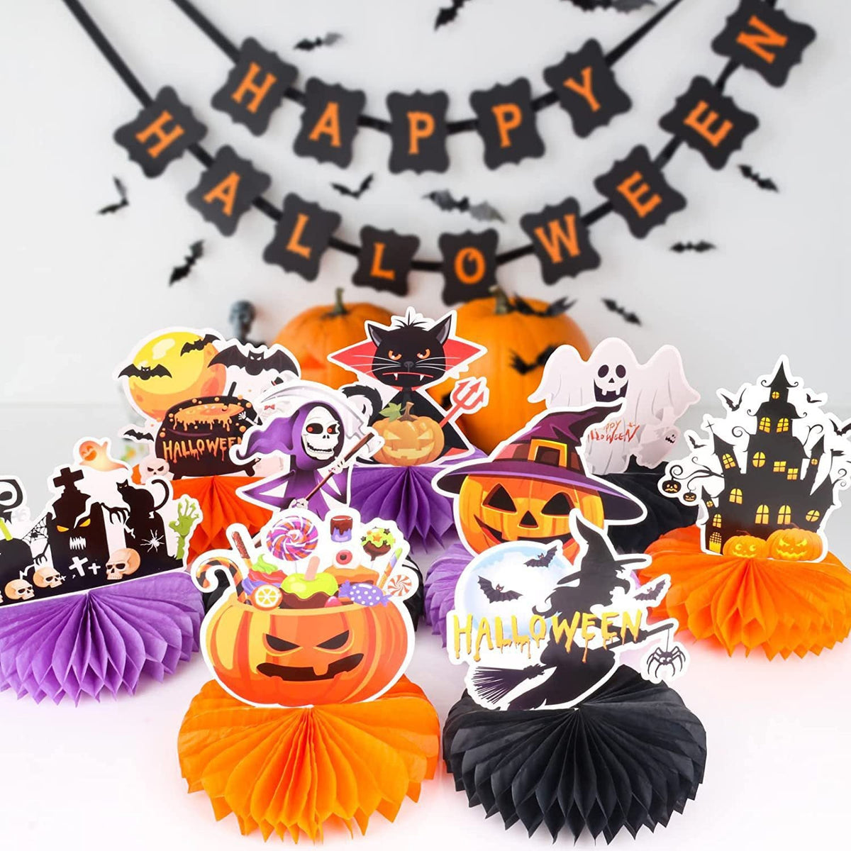 Halloween Paper Tabletop Decoration