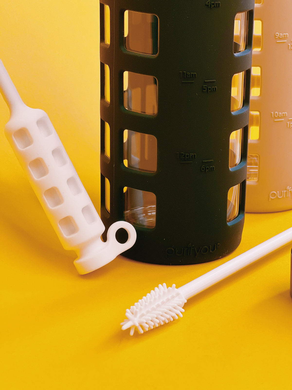 Purifyou Silicone Bottle Brushes, Set of 2