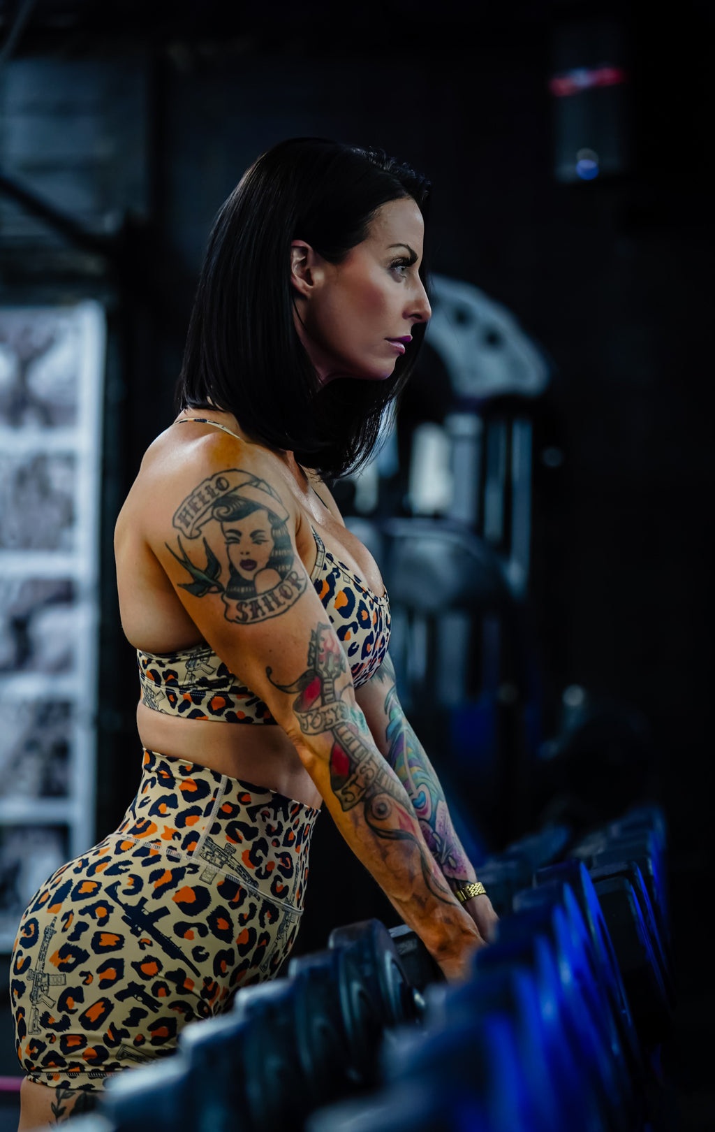 Women’s Loaded Leopard Training Shorts