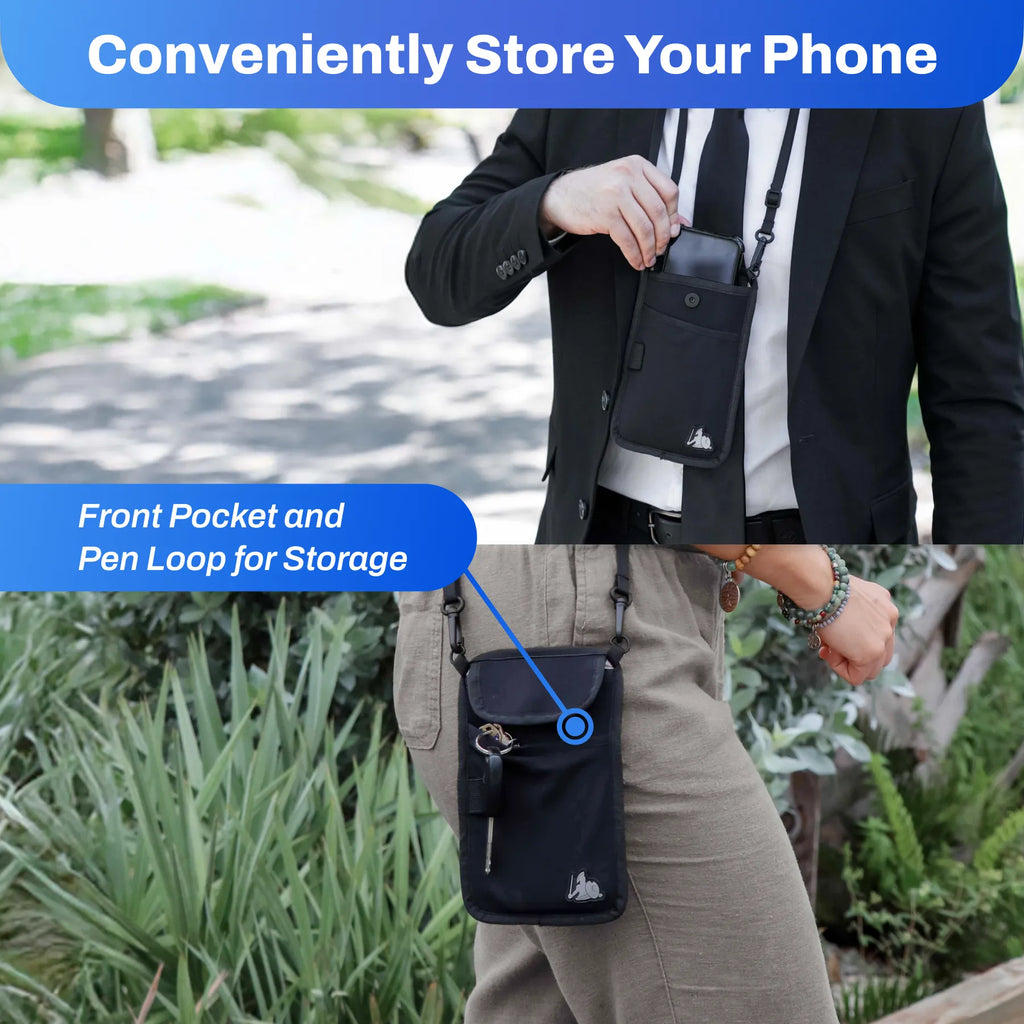 DefenderShield Phone Carry Pouch — Crossbody & Belt