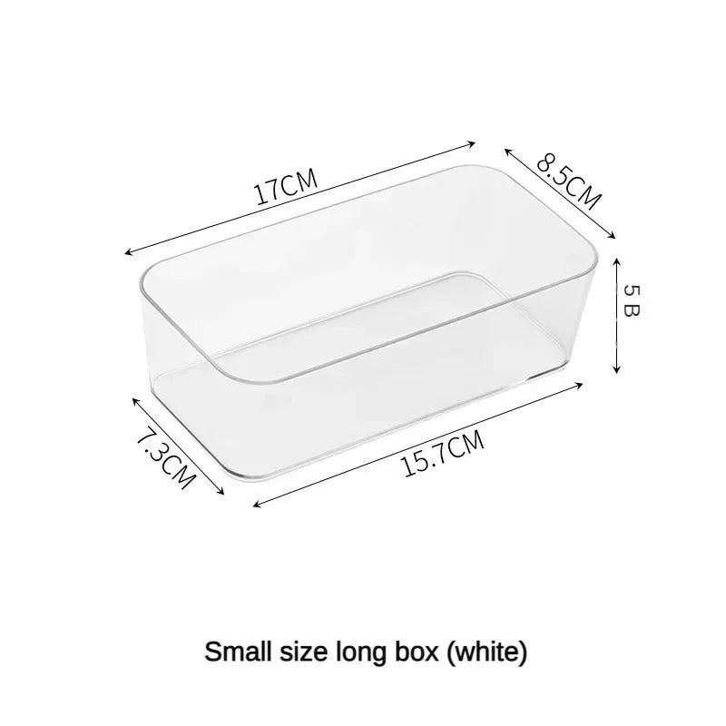 Clear Drawer Organizer Set