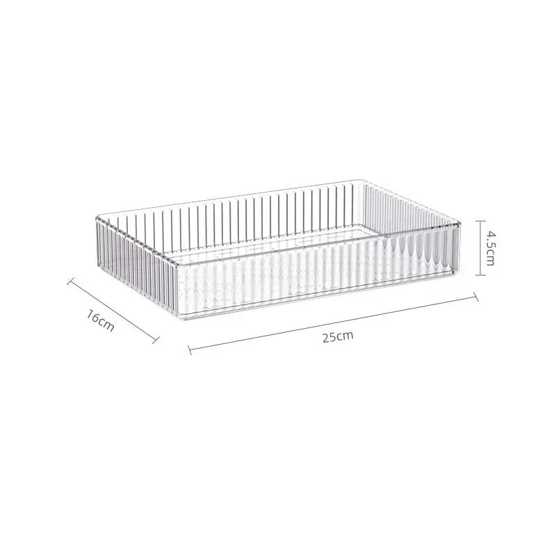 Clear Drawer Organizer Set