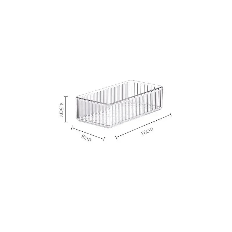 Clear Drawer Organizer Set