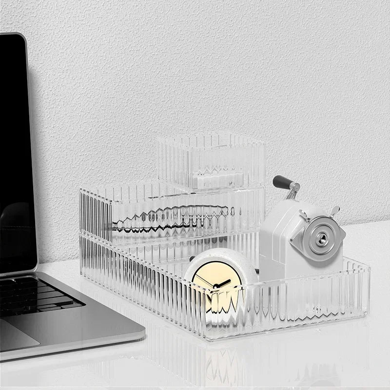 Clear Drawer Organizer Set