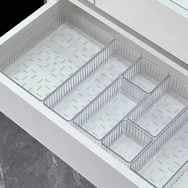 Clear Drawer Organizer Set
