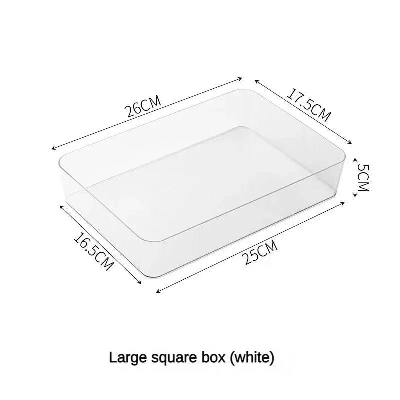 Clear Drawer Organizer Set