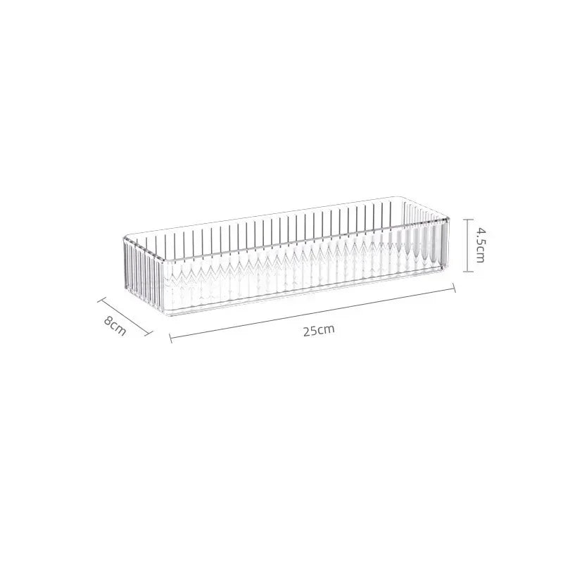 Clear Drawer Organizer Set