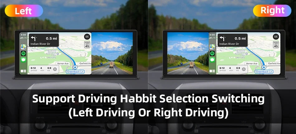Portable Wireless CarPlay & Android Auto Screen