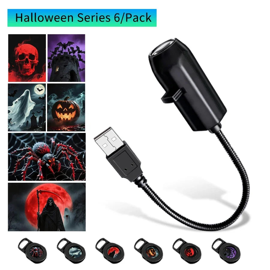 USB Halloween Projection Night Light — product image 7