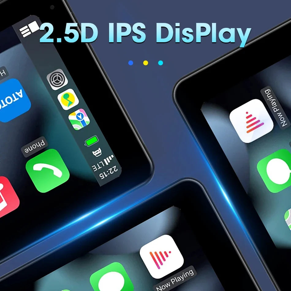 Portable Wireless CarPlay & Android Auto Screen
