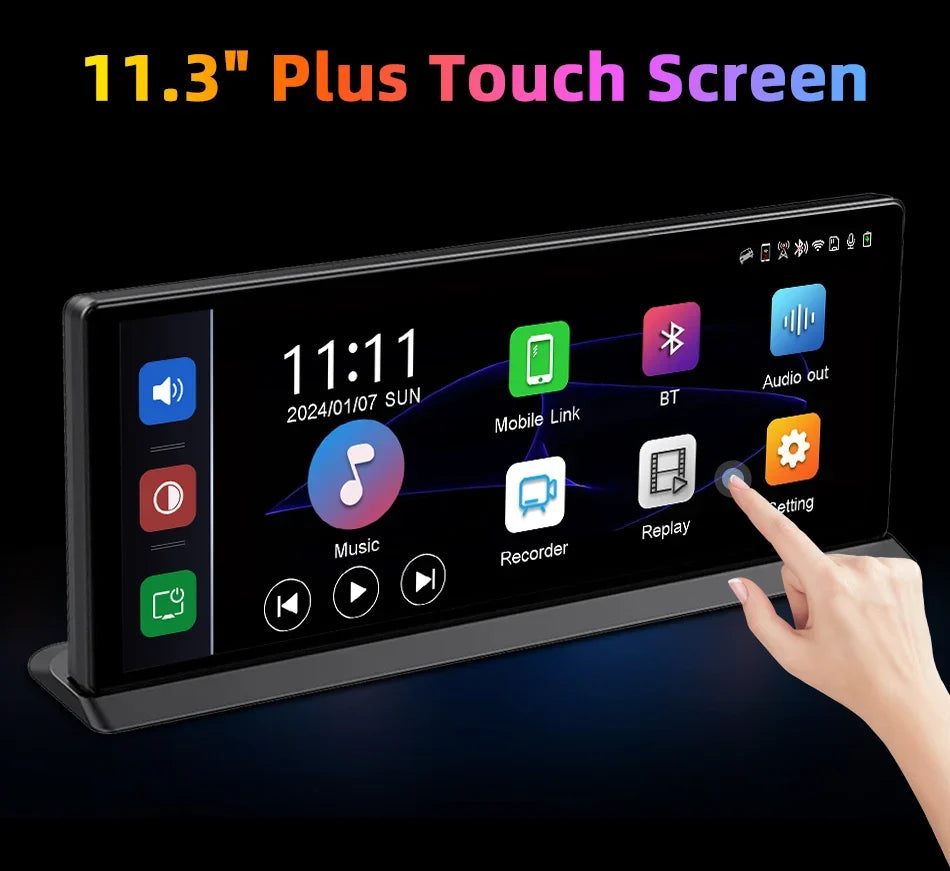 Portable Wireless CarPlay & Android Auto Screen