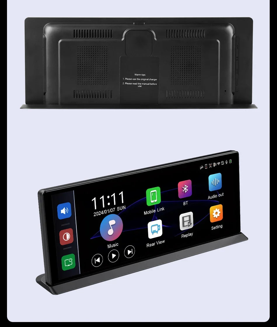 Portable Wireless CarPlay & Android Auto Screen