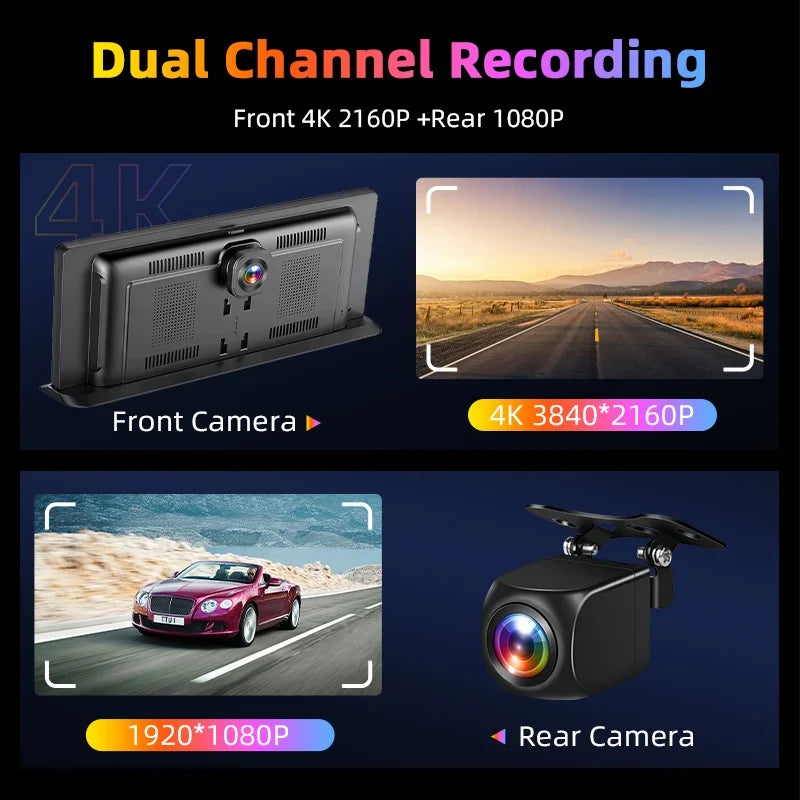 Portable Wireless CarPlay & Android Auto Screen