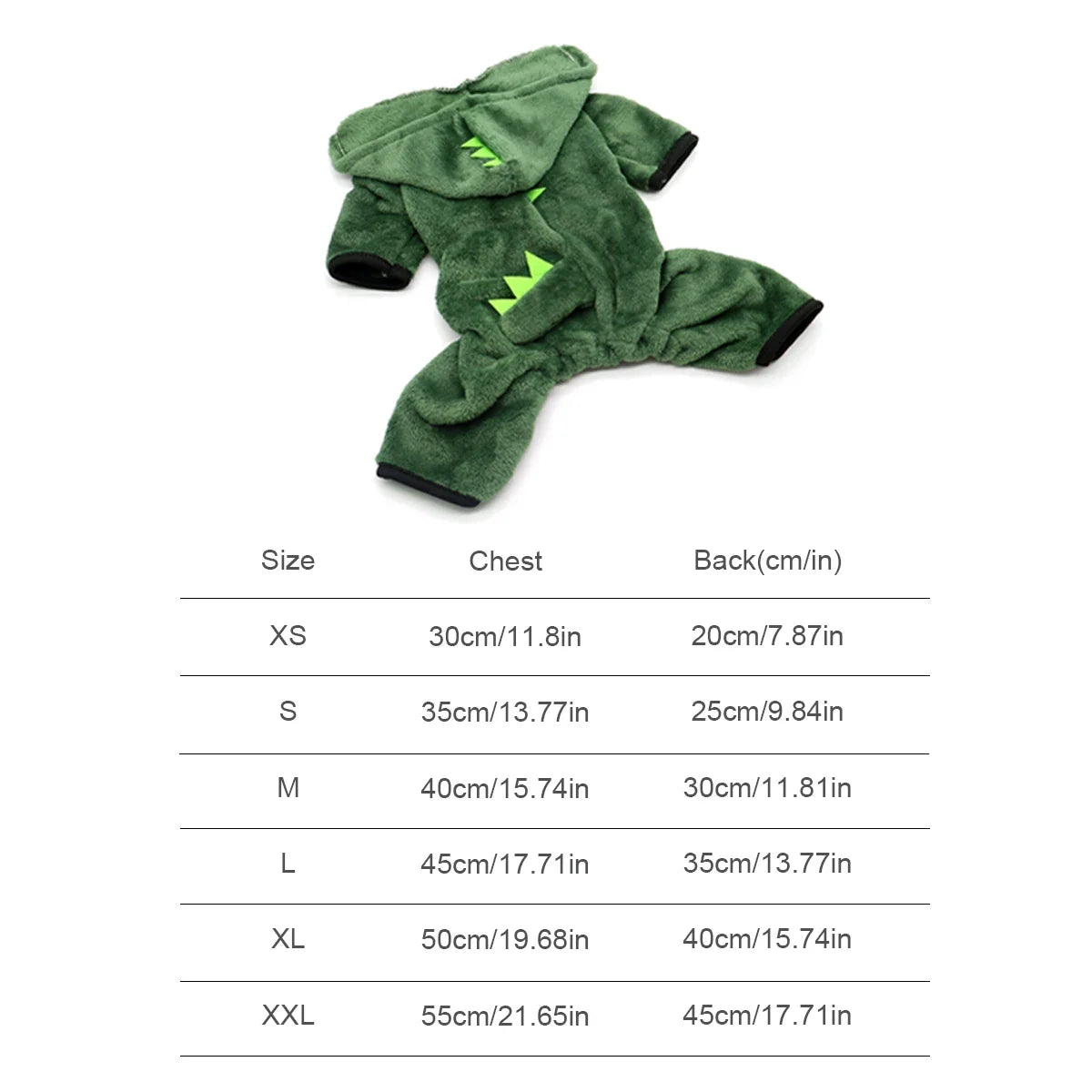 Dinosaur Pet Costume Hoodie — product image 5