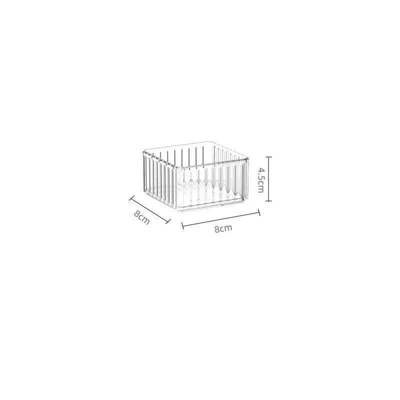 Clear Drawer Organizer Set