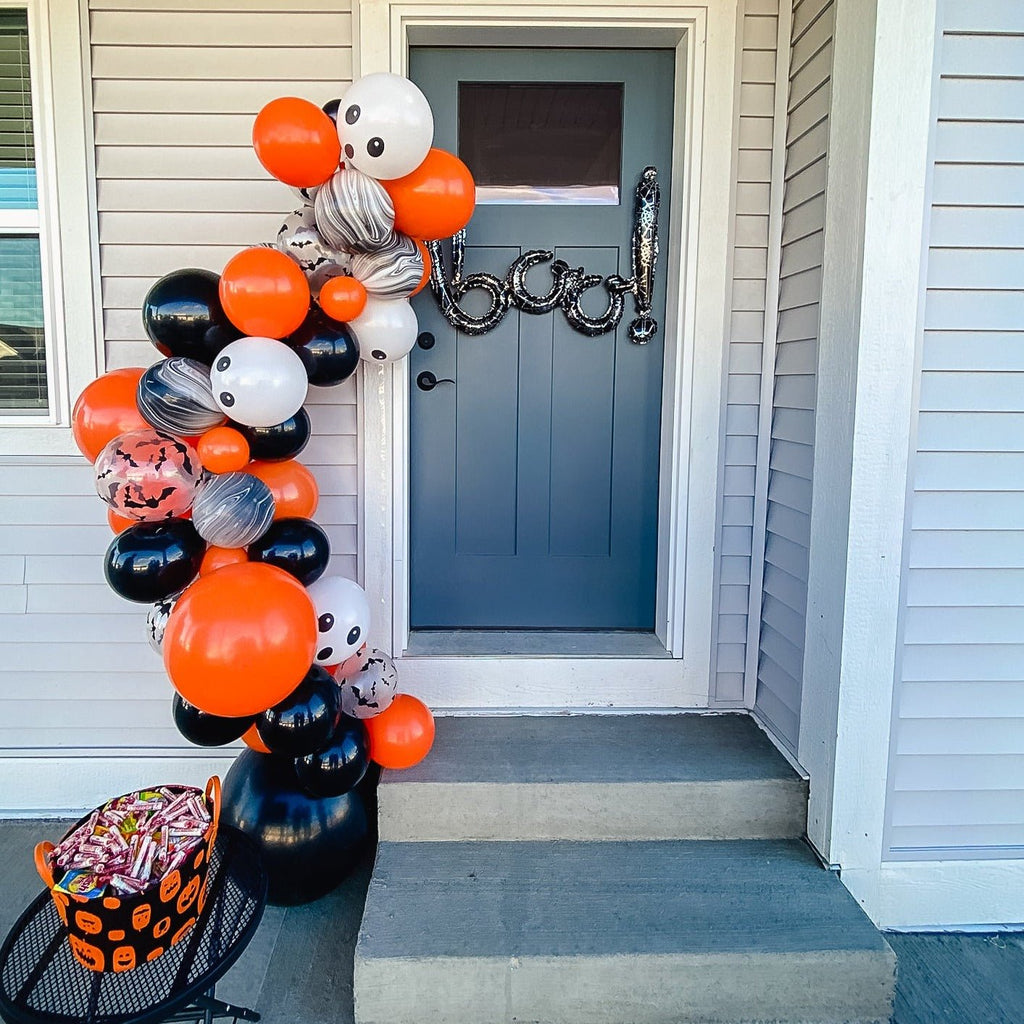 Halloween Balloon Garland Kit — Black & Orange — product image 5