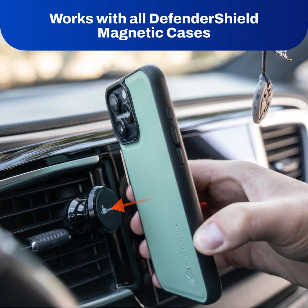 Magnetic Air Vent Phone Mount — 360° Rotation