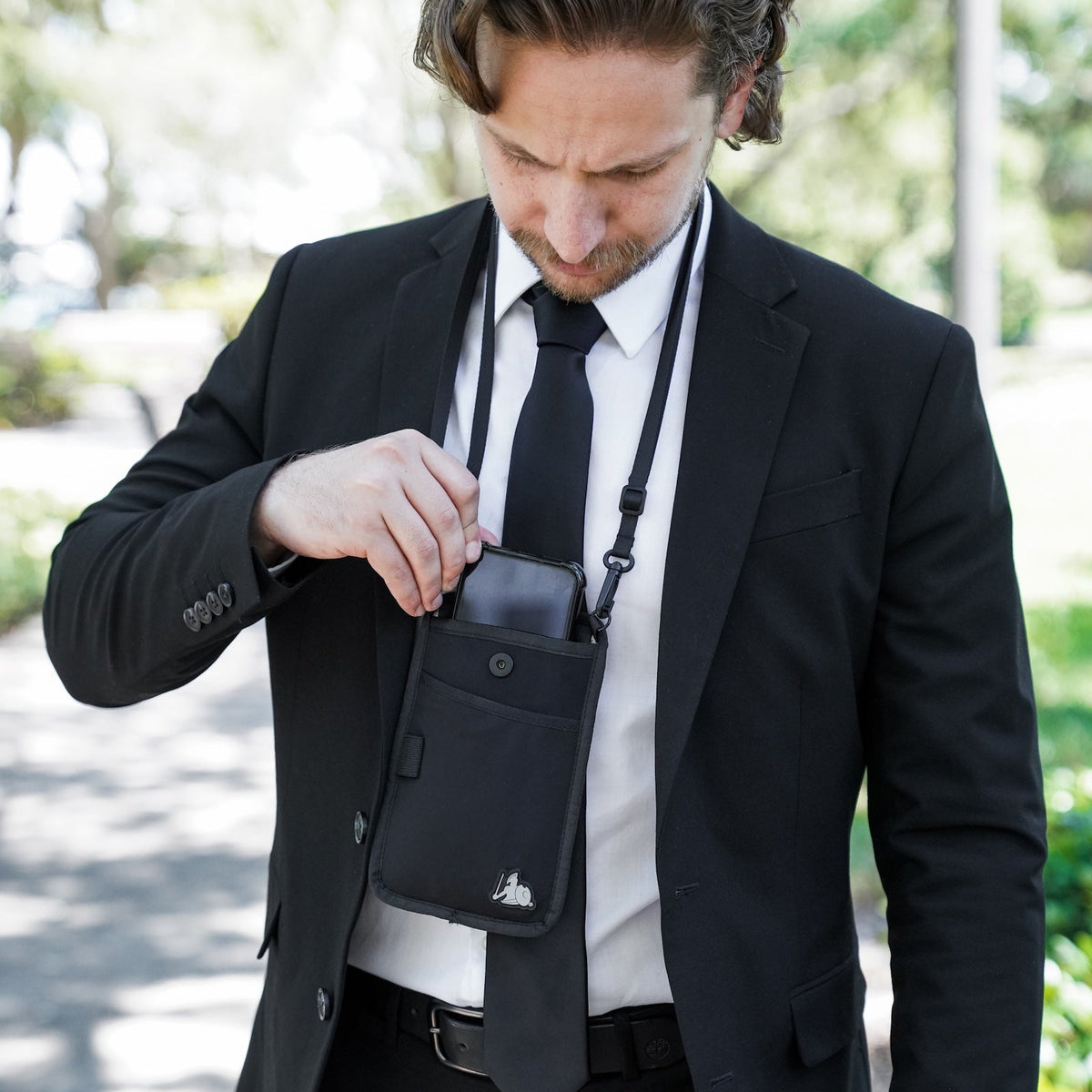 DefenderShield Phone Carry Pouch — Crossbody & Belt