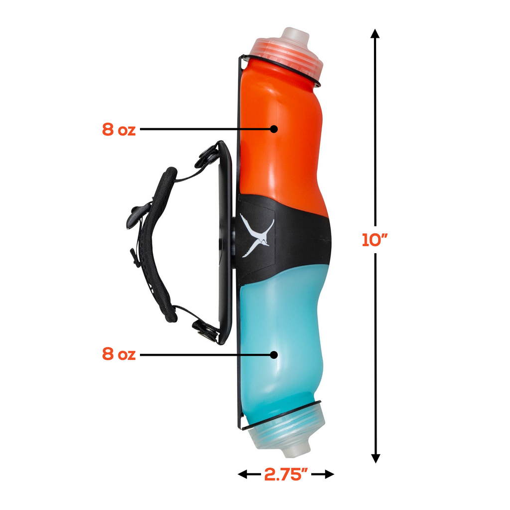 Swivel Bottle, Dual-Flask Running Water Bottle