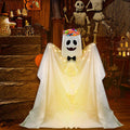 Light-Up Ghost Halloween Candy Holder