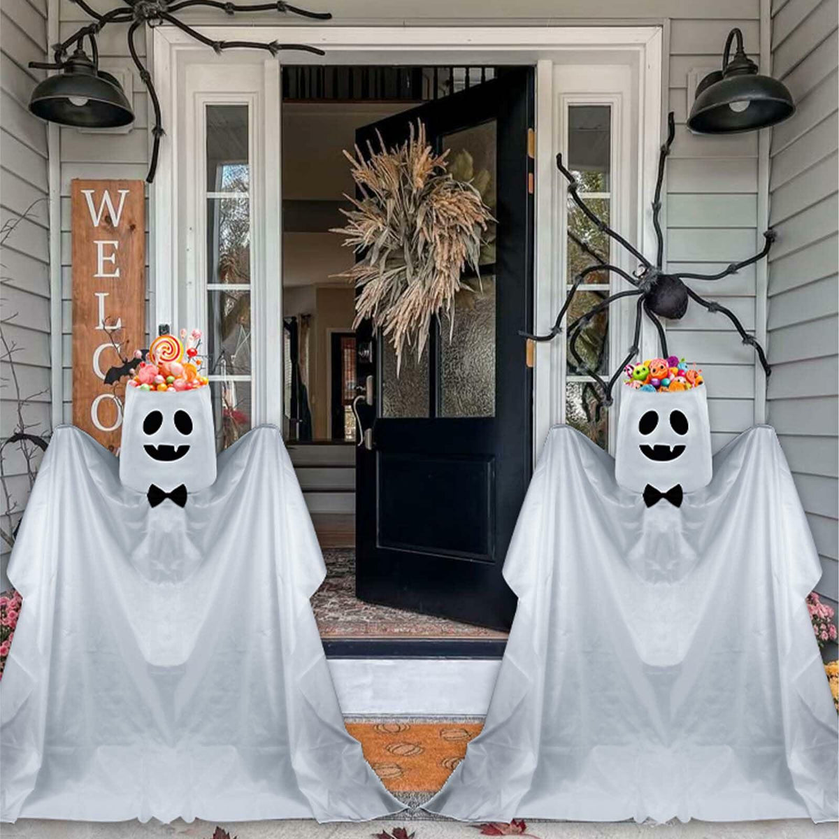 Light-Up Ghost Halloween Candy Holder — product image 6