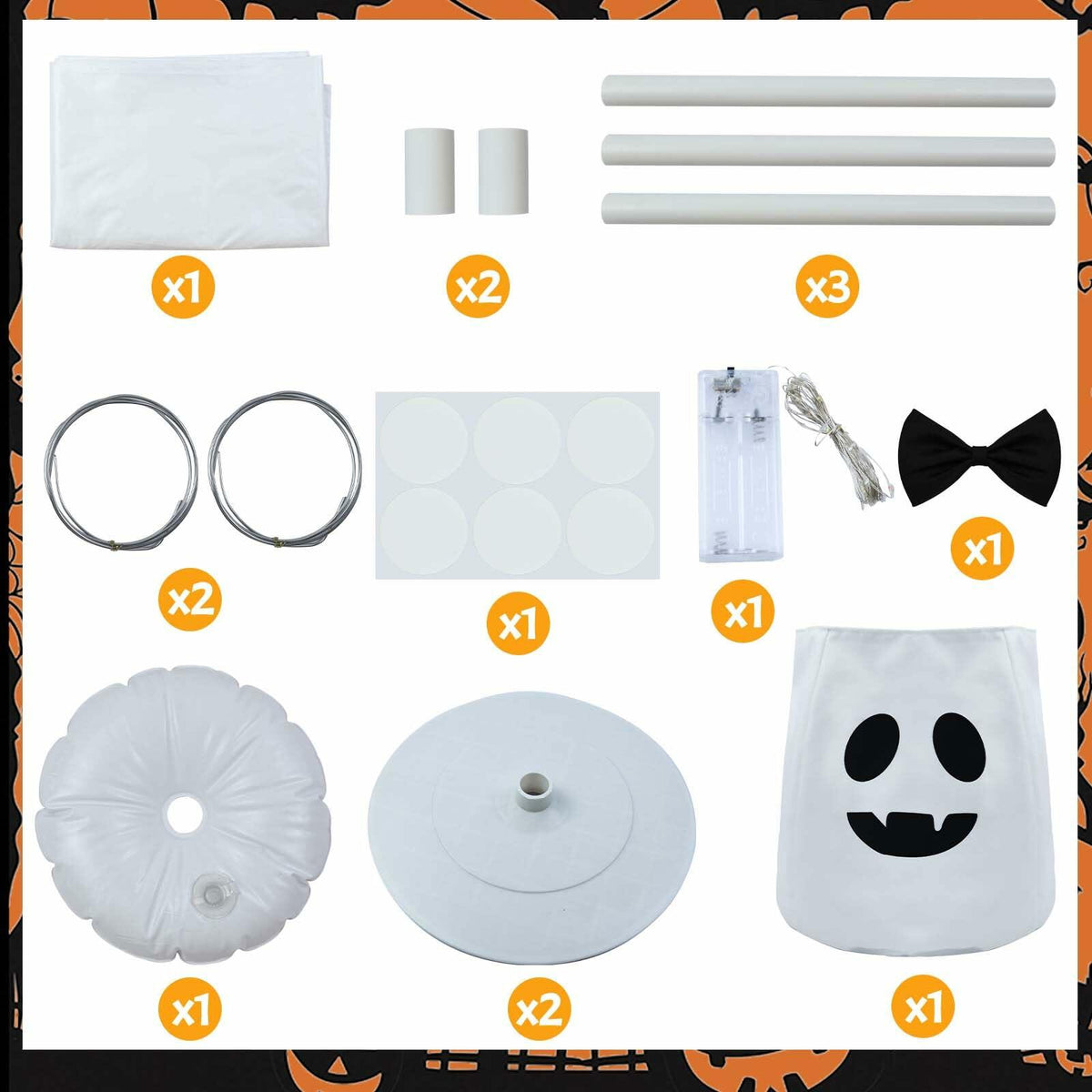 Light-Up Ghost Halloween Candy Holder — product image 3