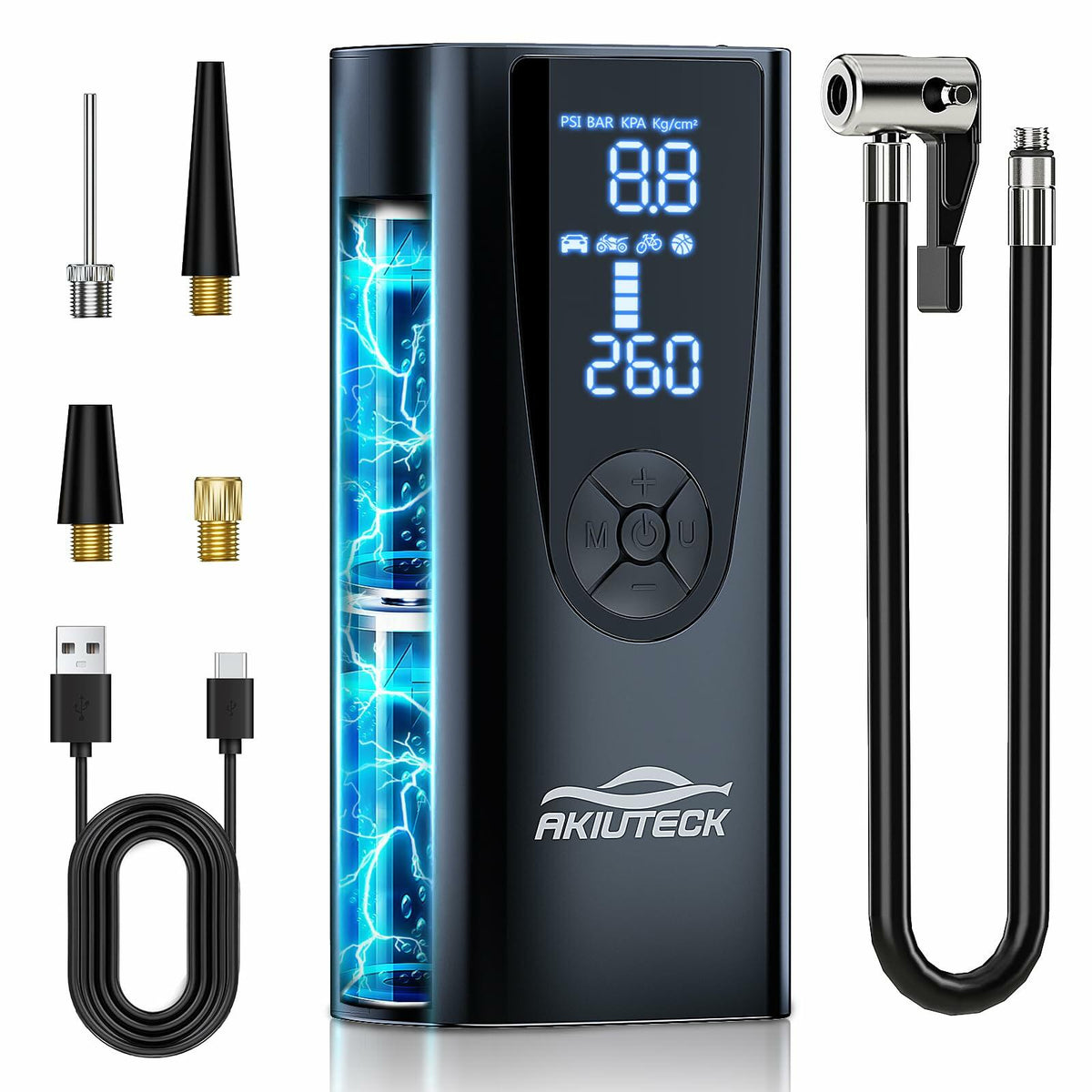 Akiuteck Portable 150 PSI Tire Inflator