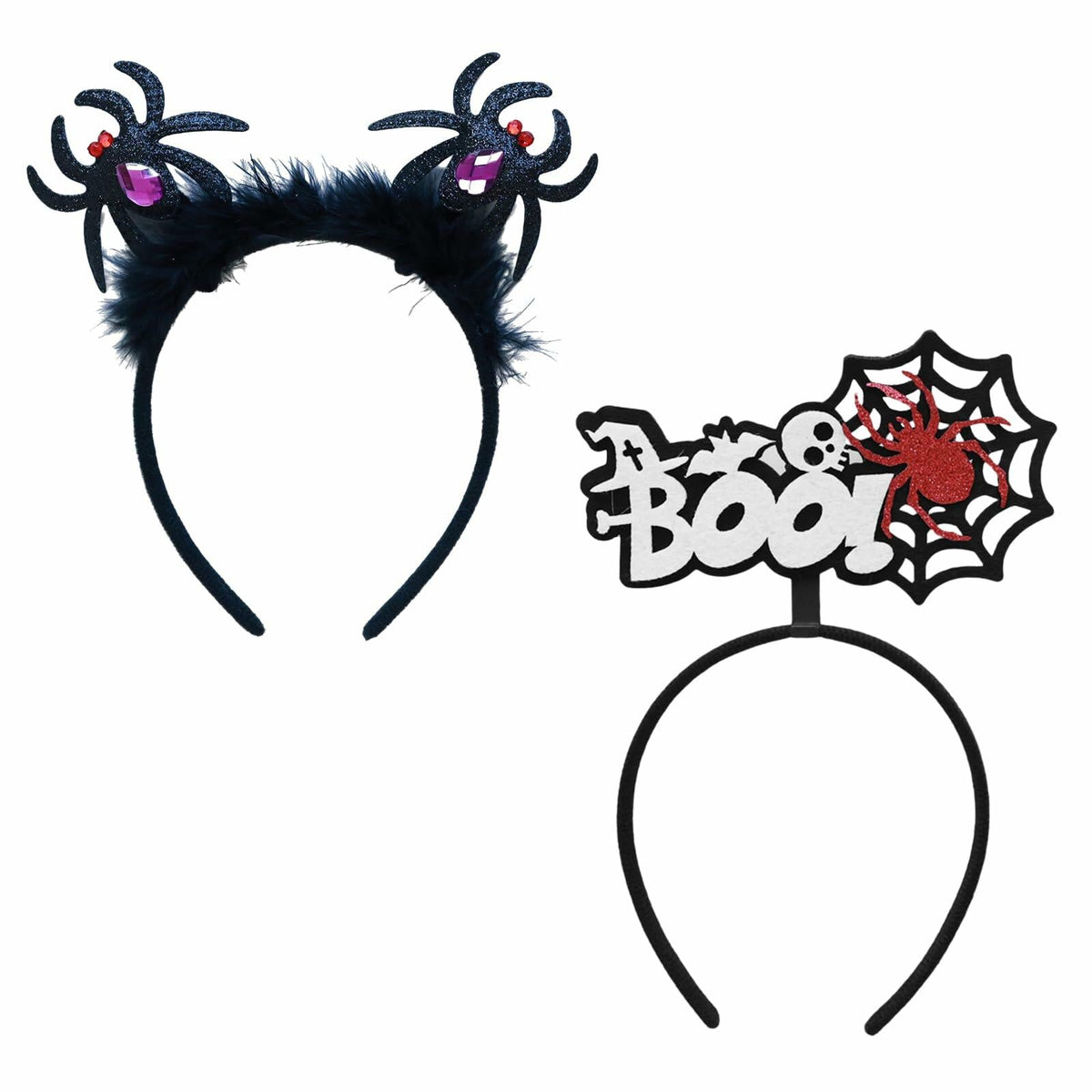 Halloween Spider Headbands — 2 Pack